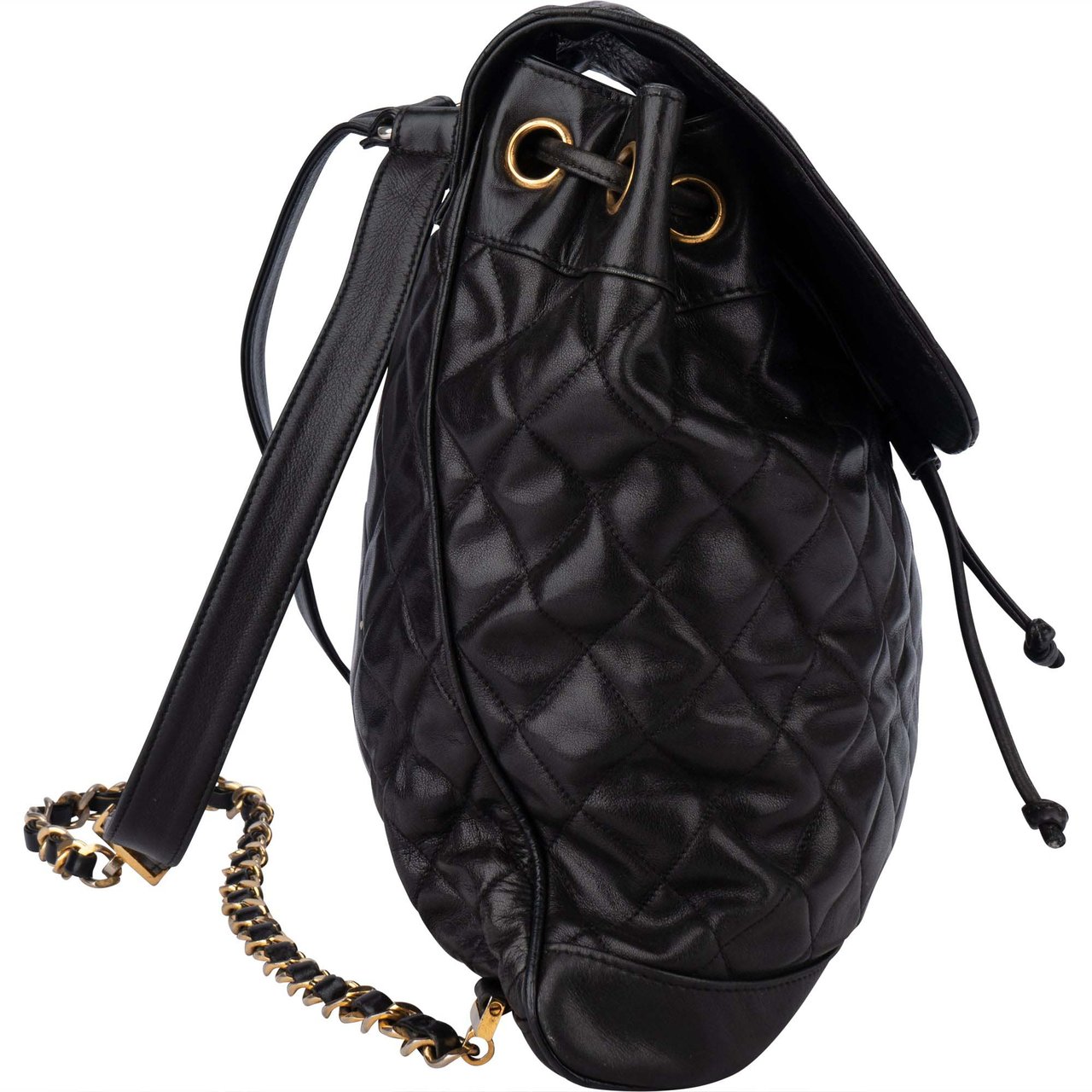 Chanel Chanel Quilted Lambskin 24K Gold Backpack Divers