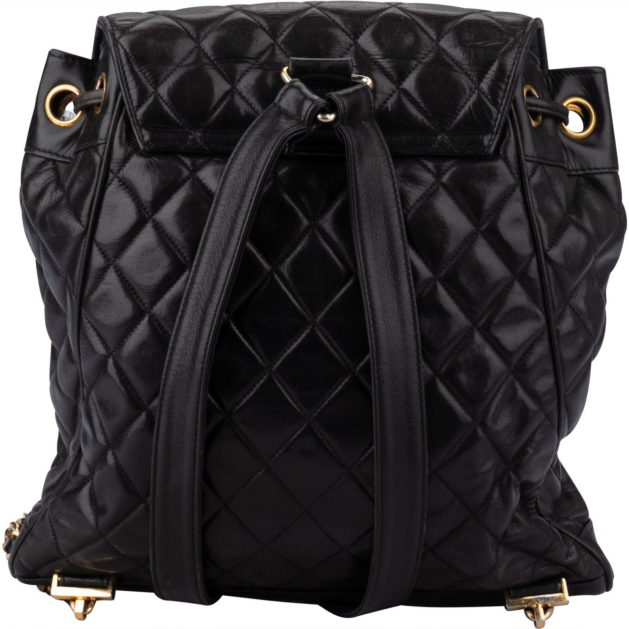 Chanel Chanel Quilted Lambskin 24K Gold Backpack Divers