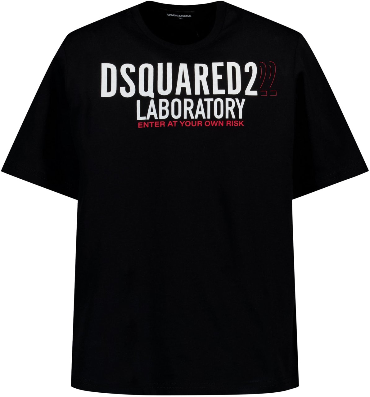 Dsquared2 Dsquared2 Kinder Unisex T-Shirt In Zwart Zwart