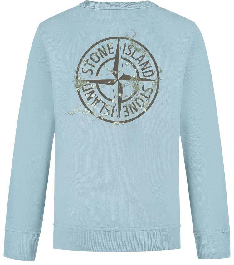 Stone Island Junior Sweatshirt Blauw