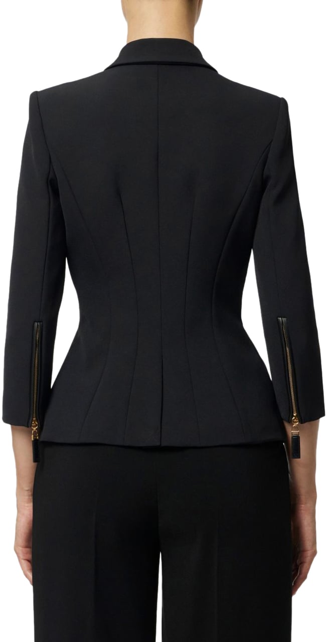 Elisabetta Franchi Jackets Black Zwart