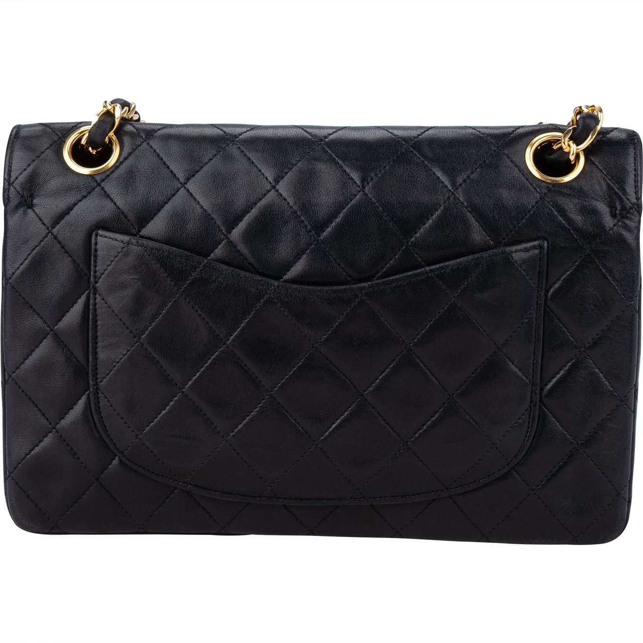 Chanel Chanel Quilted Lambskin 24K Gold Double Flap Crossbody Bag Divers