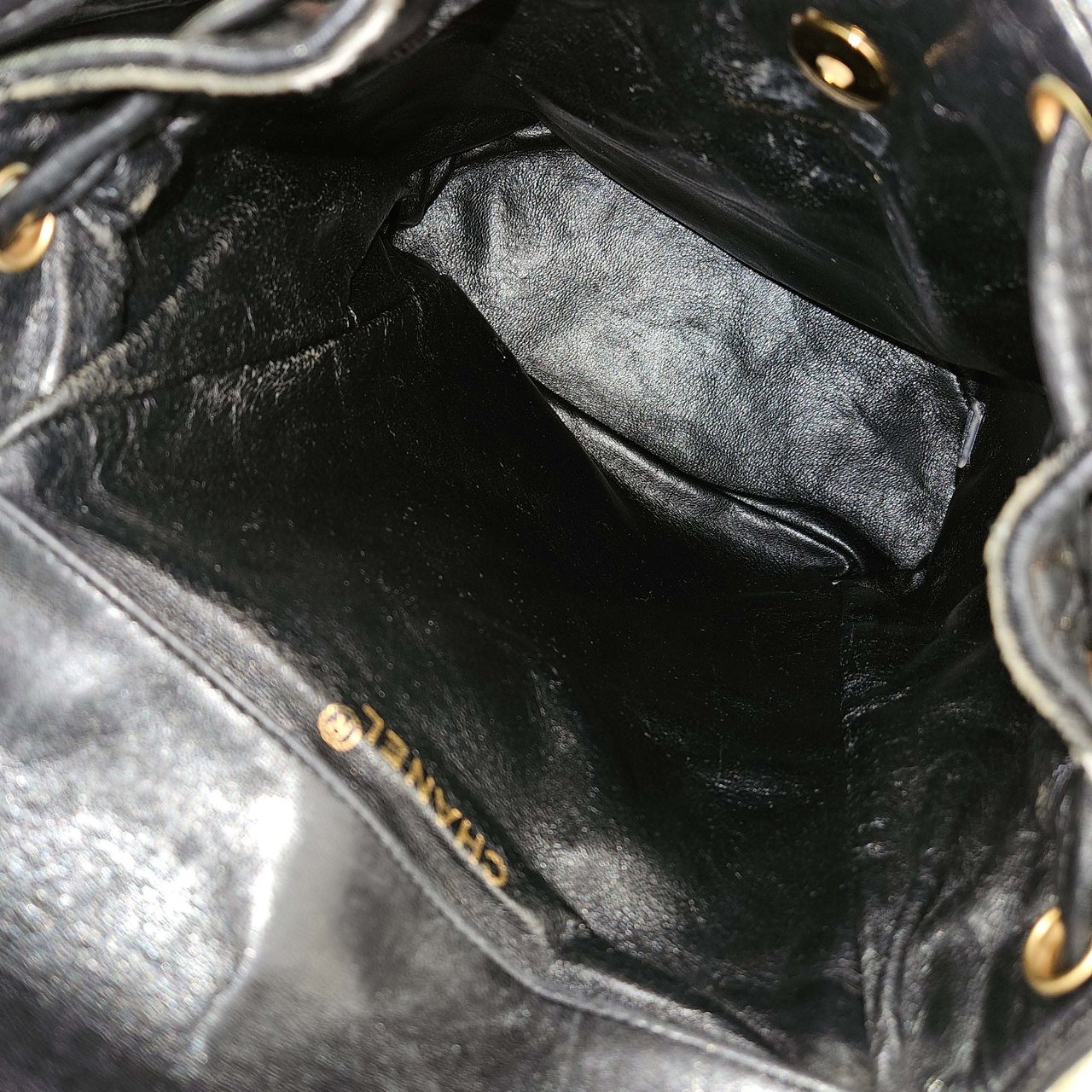 Chanel Chanel Quilted Lambskin Double CC Duma Backpack Divers