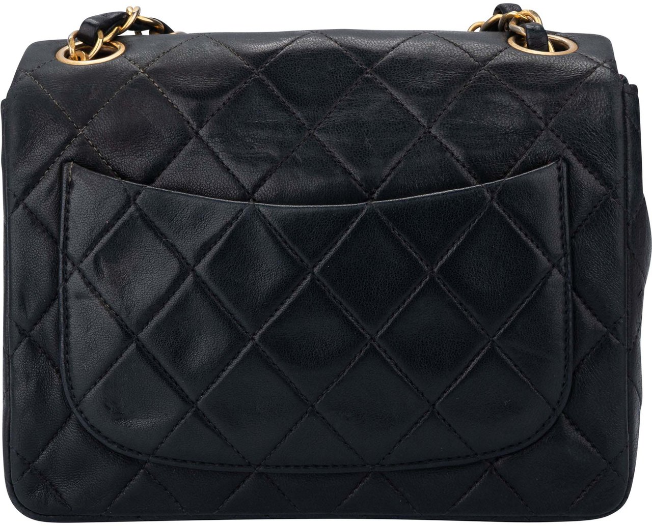 Chanel Chanel Quilted Lambskin 24K Gold Mini Single Flap Crossbody Bag Divers