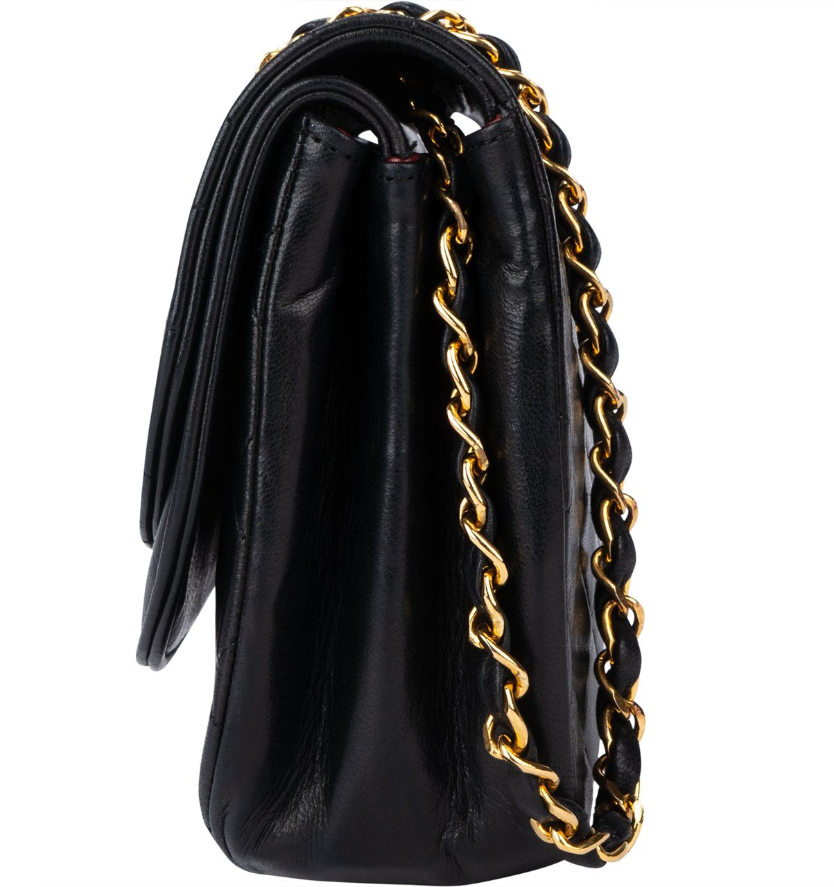 Chanel Chanel Quilted Lambskin 24K Gold Double Flap Shoulder Bag Divers