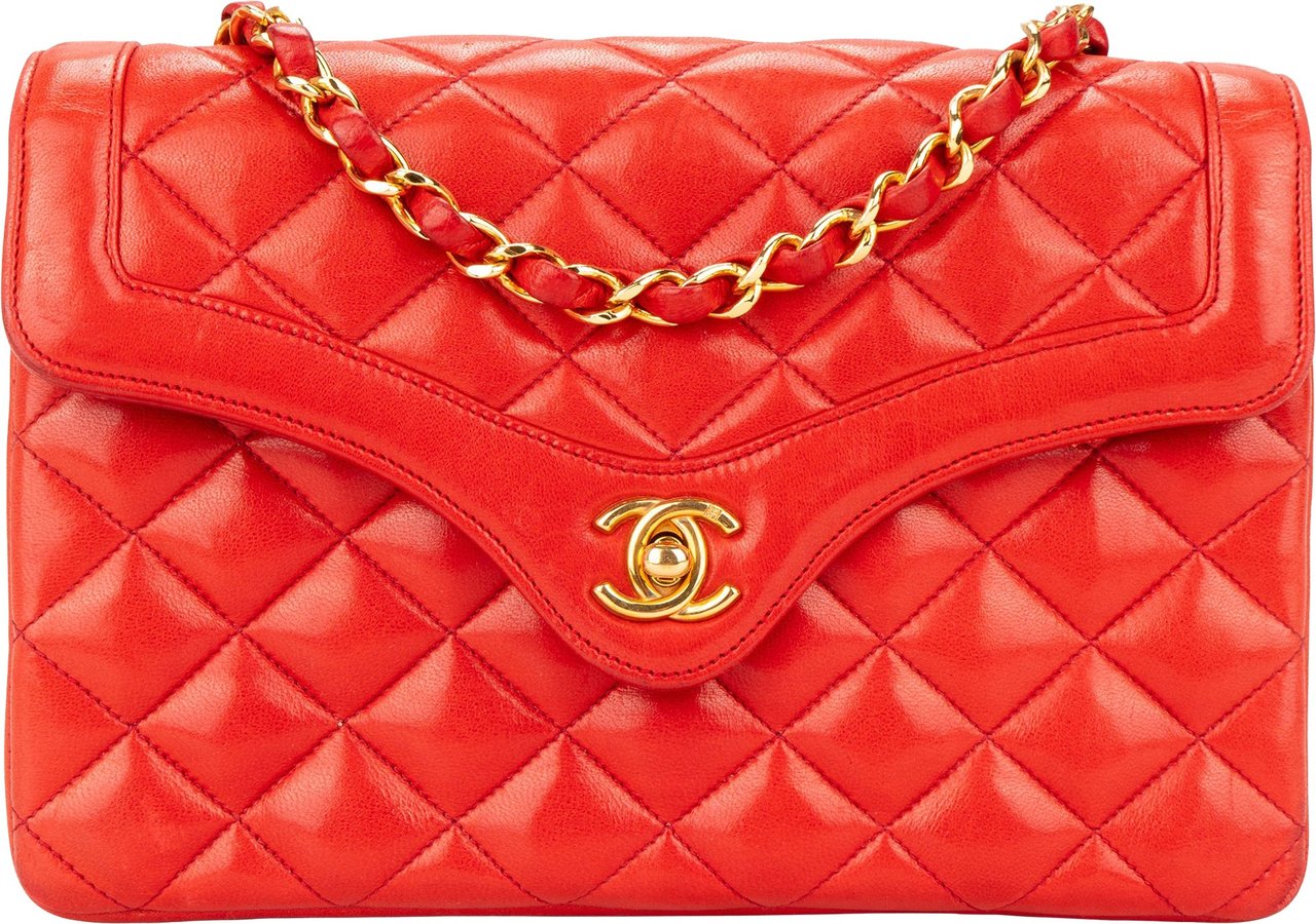 Chanel Chanel Quilted Lambskin 24K Gold Single Flap Crossbody Bag Divers