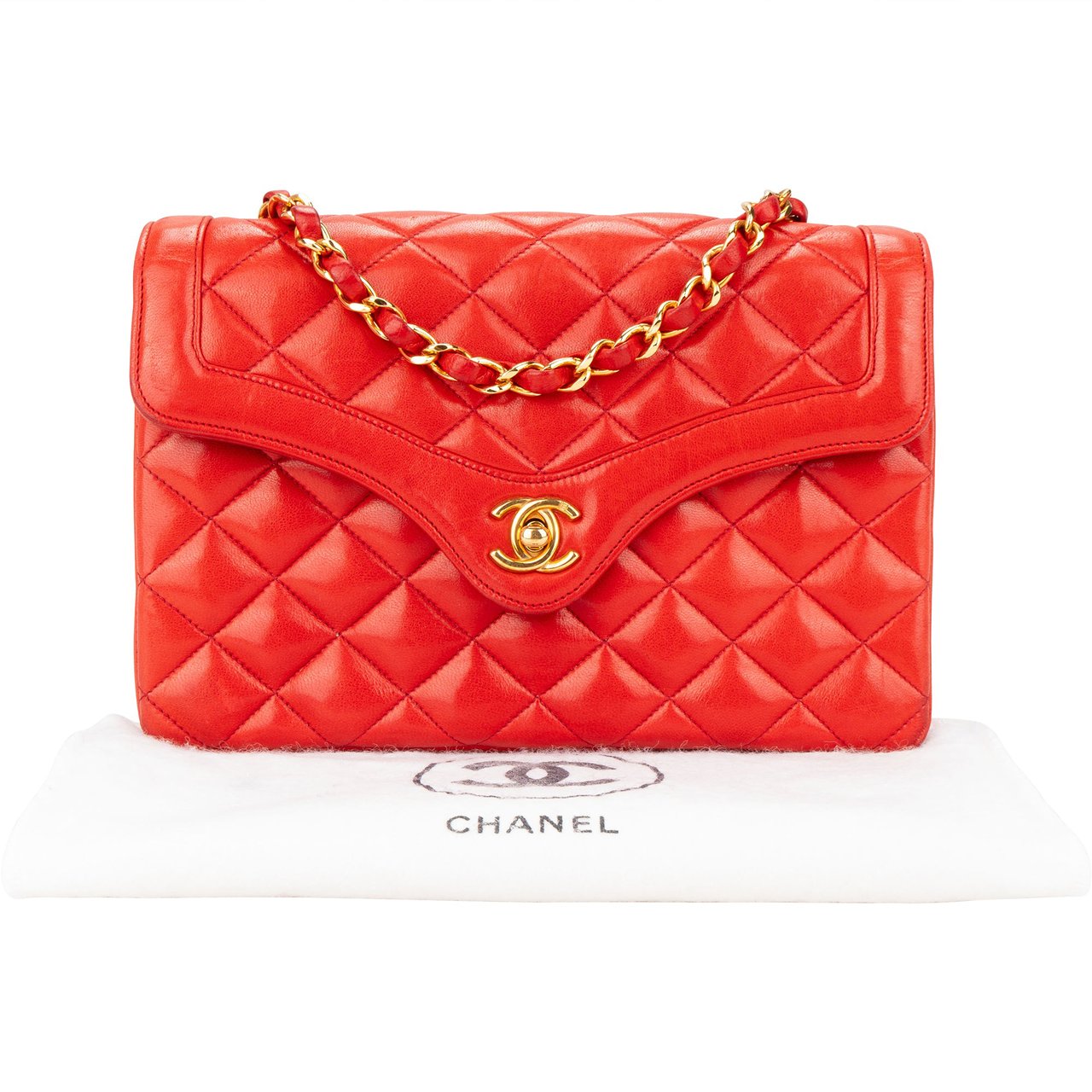 Chanel Chanel Quilted Lambskin 24K Gold Single Flap Crossbody Bag Divers