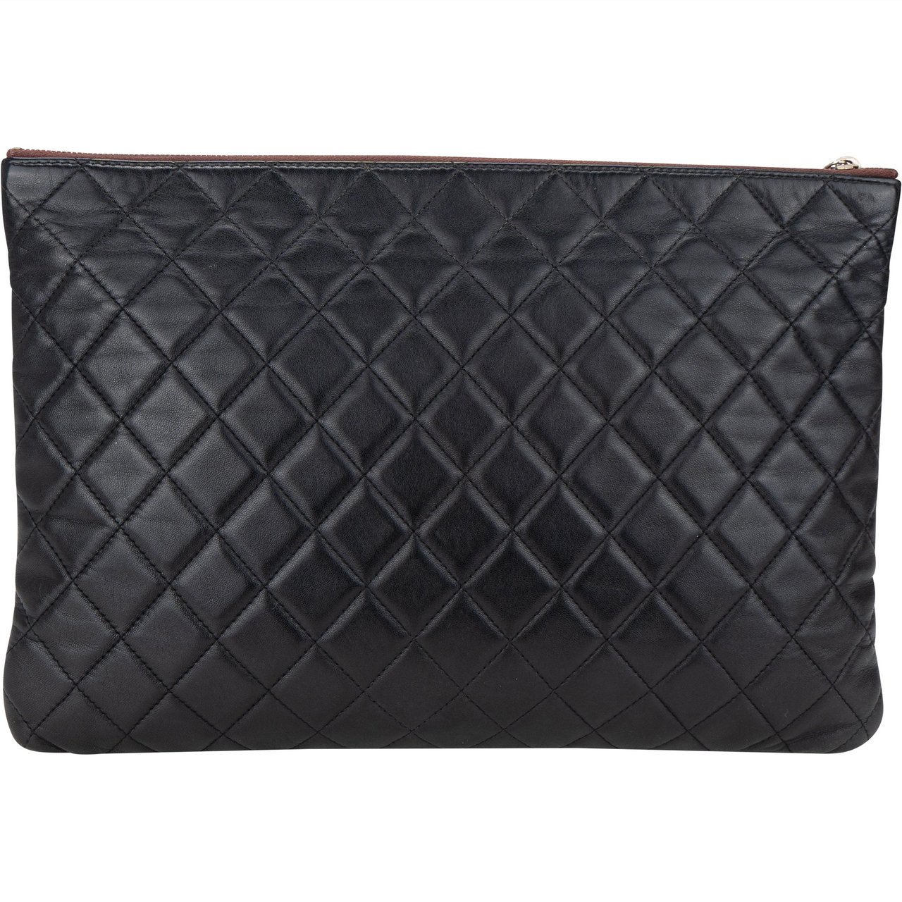 Chanel Chanel Quilted Lambskin CC Clutch Divers