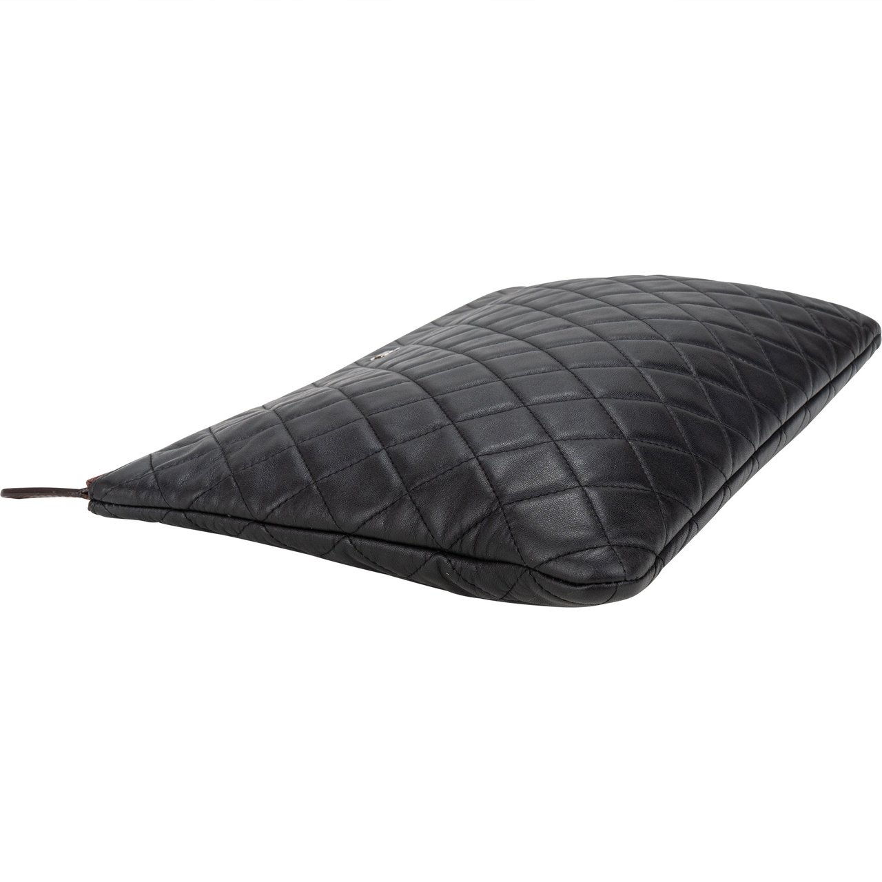 Chanel Chanel Quilted Lambskin CC Clutch Divers