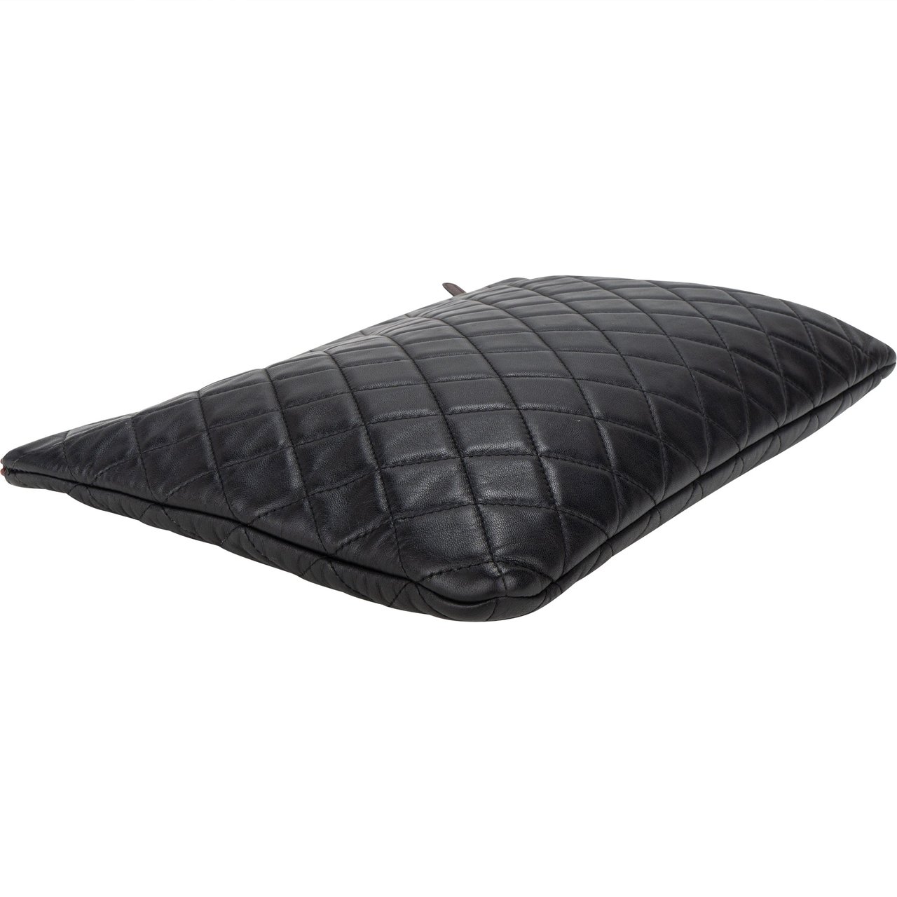 Chanel Chanel Quilted Lambskin CC Clutch Divers