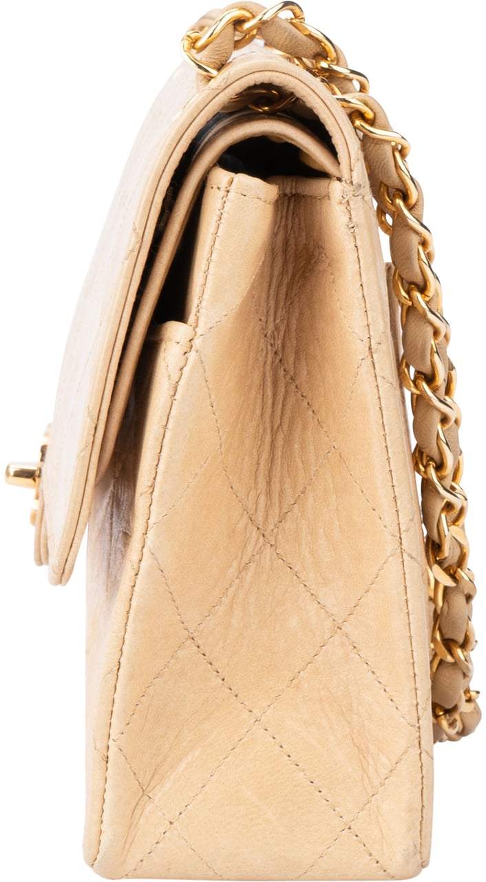Chanel Chanel Quilted Lambskin 24K Gold Medium Double Flap Shoulder Bag Divers