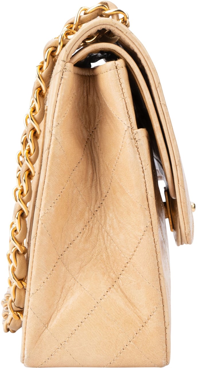 Chanel Chanel Quilted Lambskin 24K Gold Medium Double Flap Shoulder Bag Divers