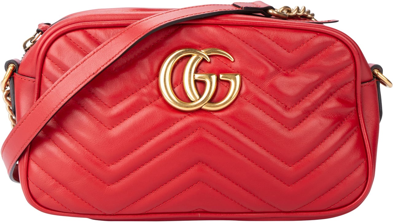 Gucci Gucci Rosso Leather GG Marmont Crossbody bag Divers