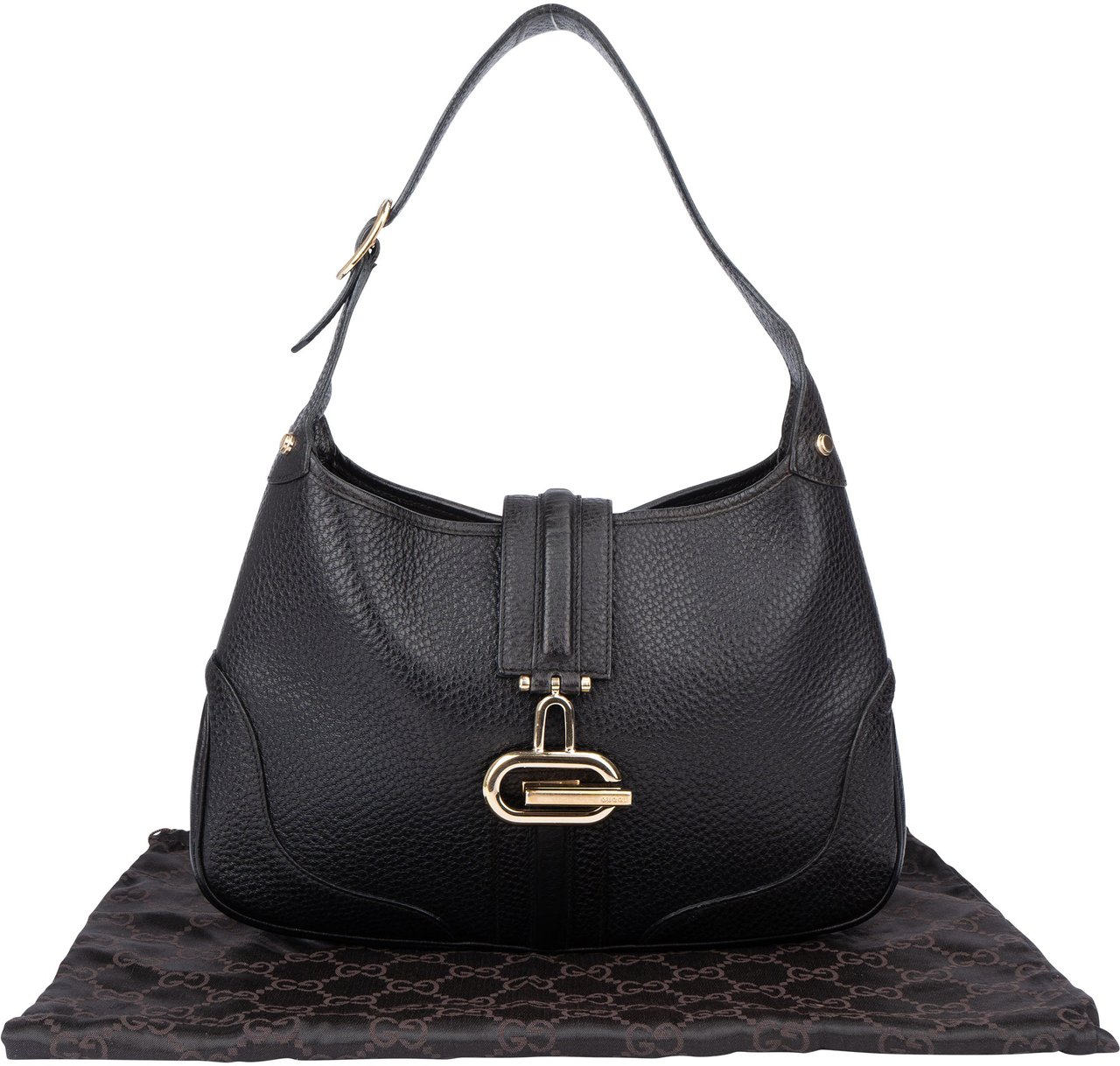 Gucci Gucci Noir Calfskin Jackie Handbag Divers