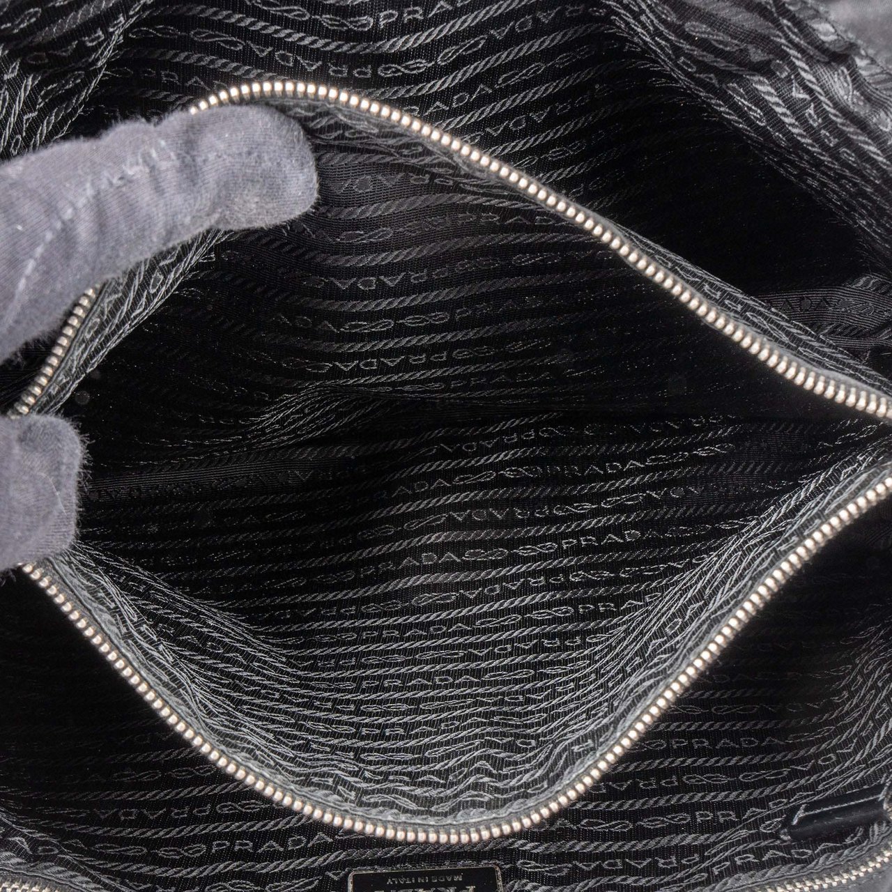 Prada Prada Nylon Triangle Handbag Divers