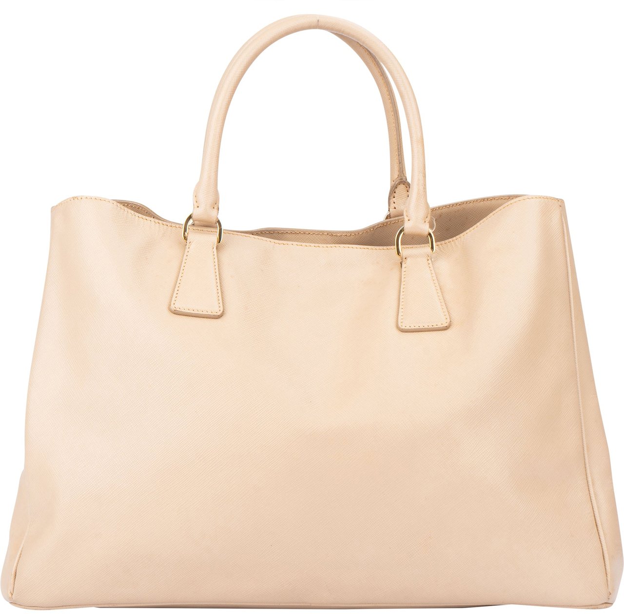 Prada Prada Beige Saffiano Leather Galleria Handbag Beige