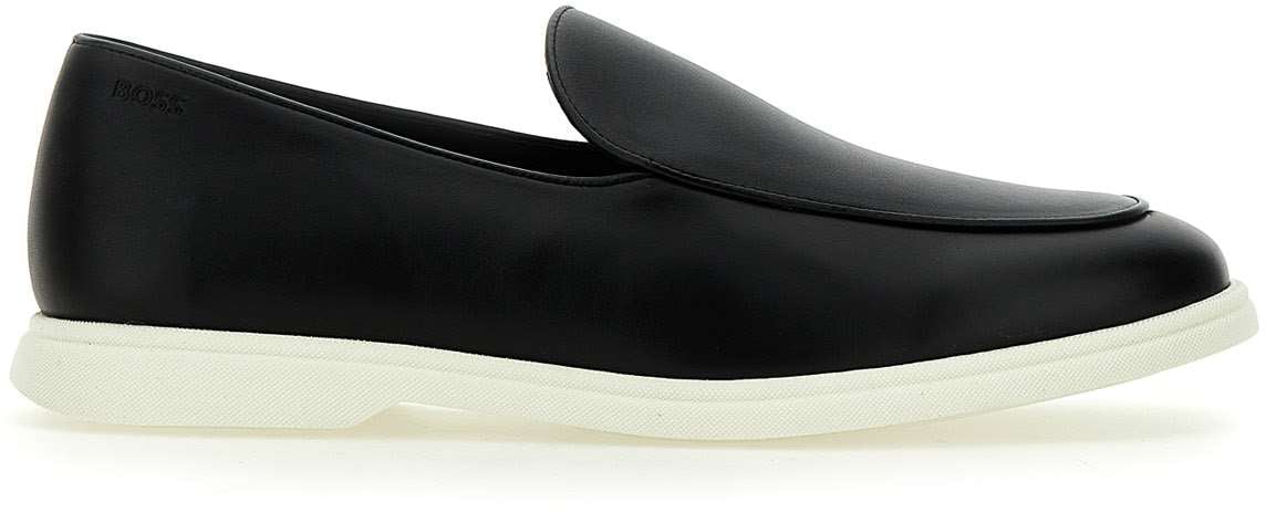 Boss Flat Shoes Black Zwart