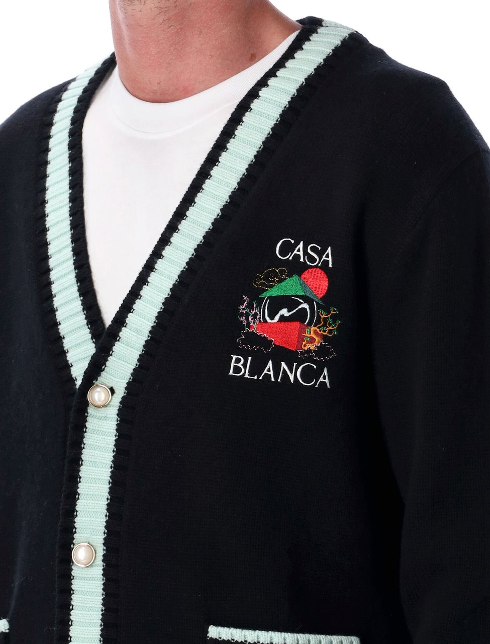 Casablanca Merino Stacked Casa Mountain Temple Nero Zwart