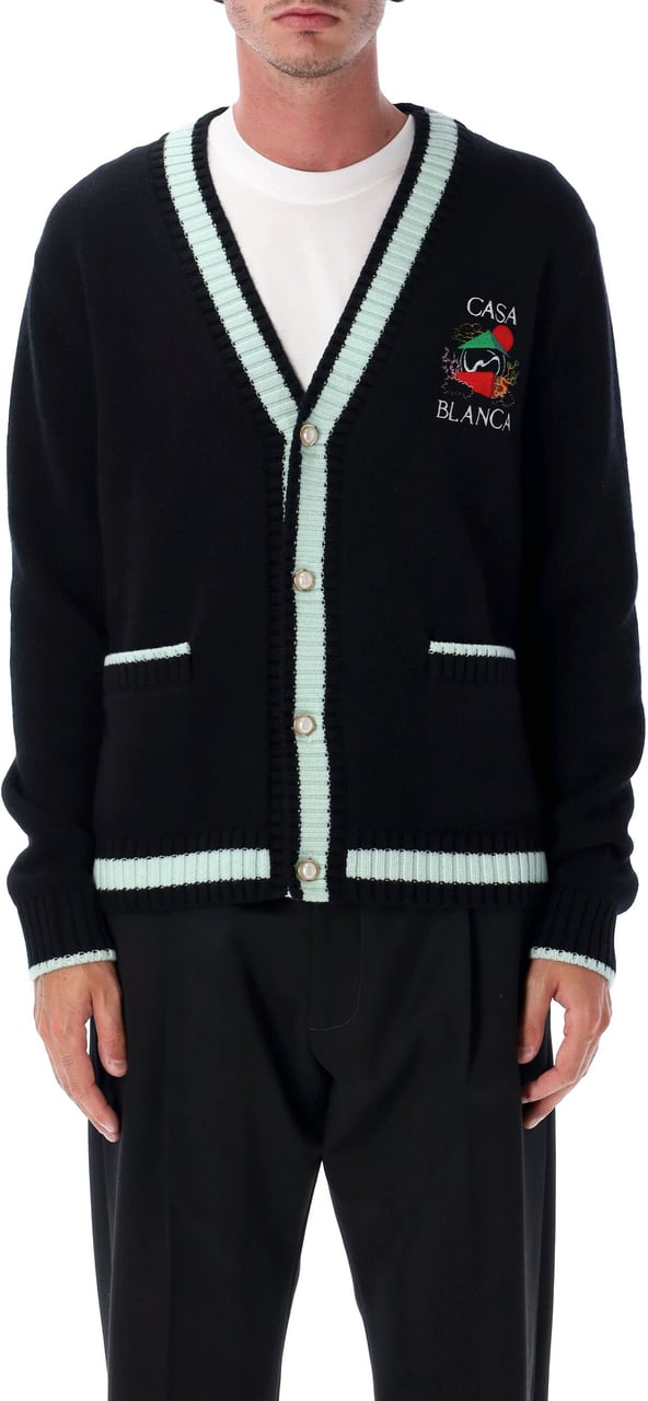 Casablanca Merino Stacked Casa Mountain Temple Nero Zwart