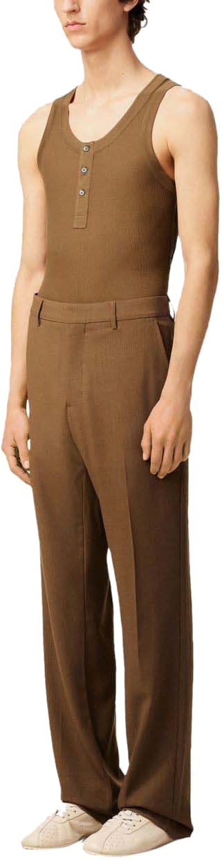 AMI Paris T-Shirts And Polos Brown Bruin