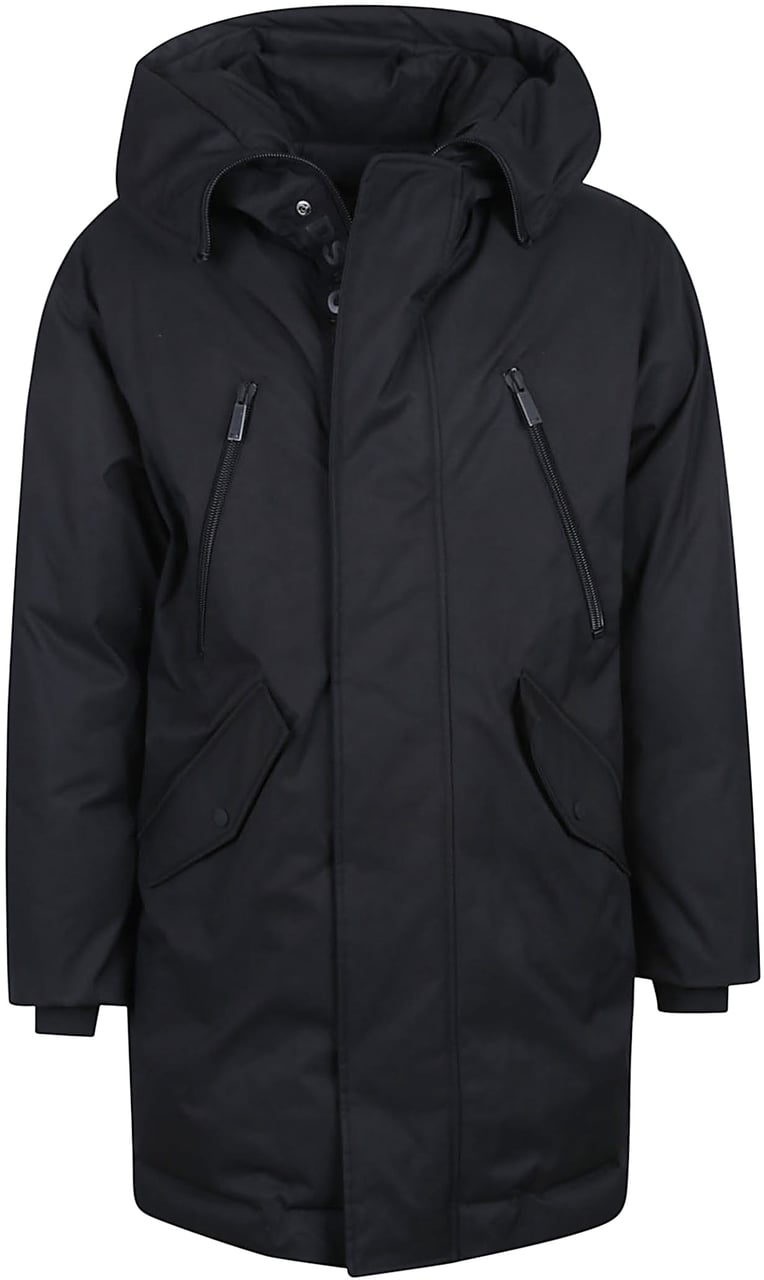 Dsquared2 Techno Down Parka Black Zwart