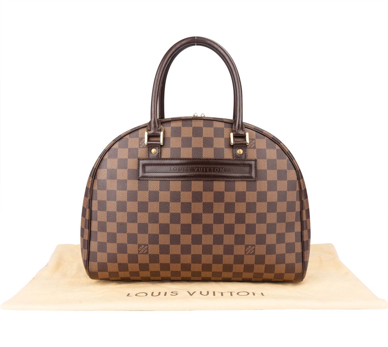 Louis Vuitton Louis Vuitton Damier Ebene Monogram Nolita Handbag Bruin