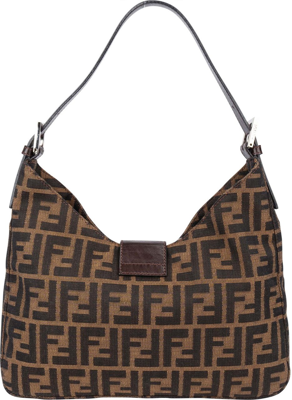 Fendi Fendi FF Monogram Baguette Buckle Shoulder Bag Divers
