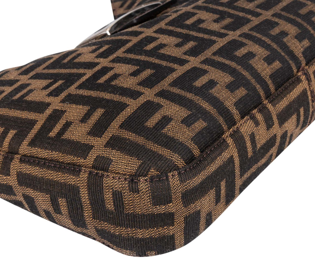 Fendi Fendi FF Monogram Baguette Buckle Shoulder Bag Divers