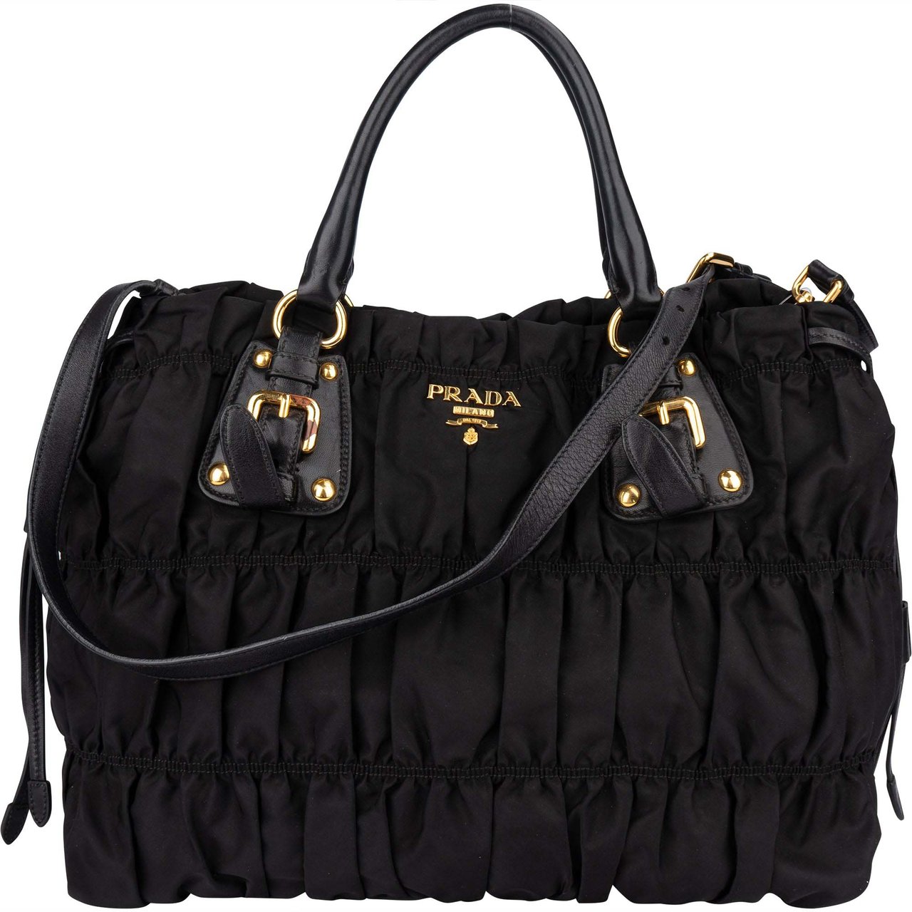 Prada Prada Quilted Nylon Handbag Divers