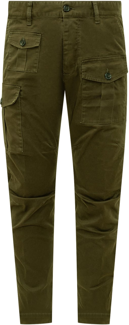 Dsquared2 Trousers Green Groen
