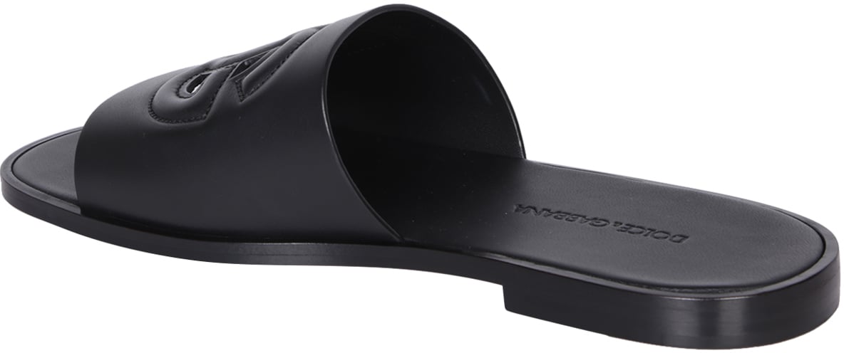 Dolce & Gabbana DG Slides Zwart