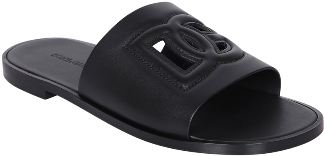 Dolce & Gabbana DG Slides Zwart