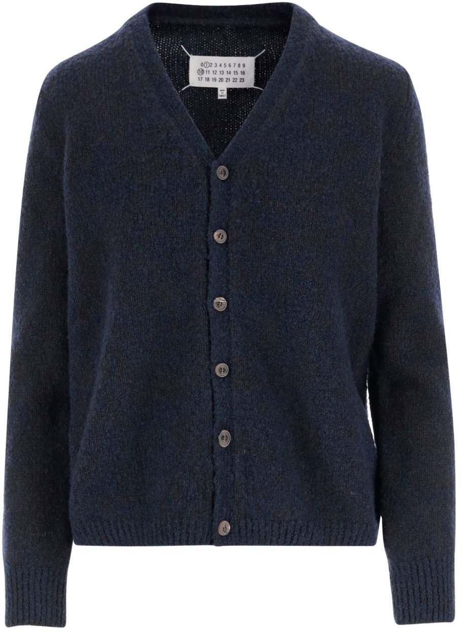 Maison Margiela Sweaters Blue Blauw