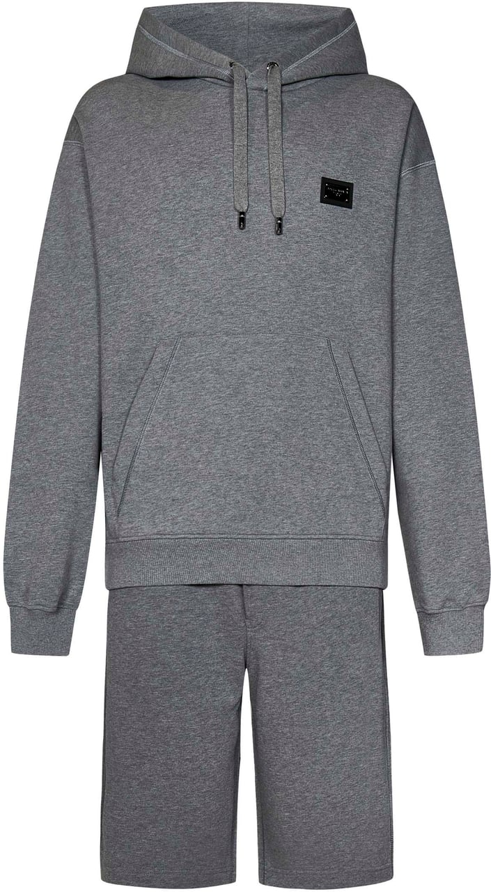 Dolce & Gabbana Heren Jersey jogging shorts Grijs