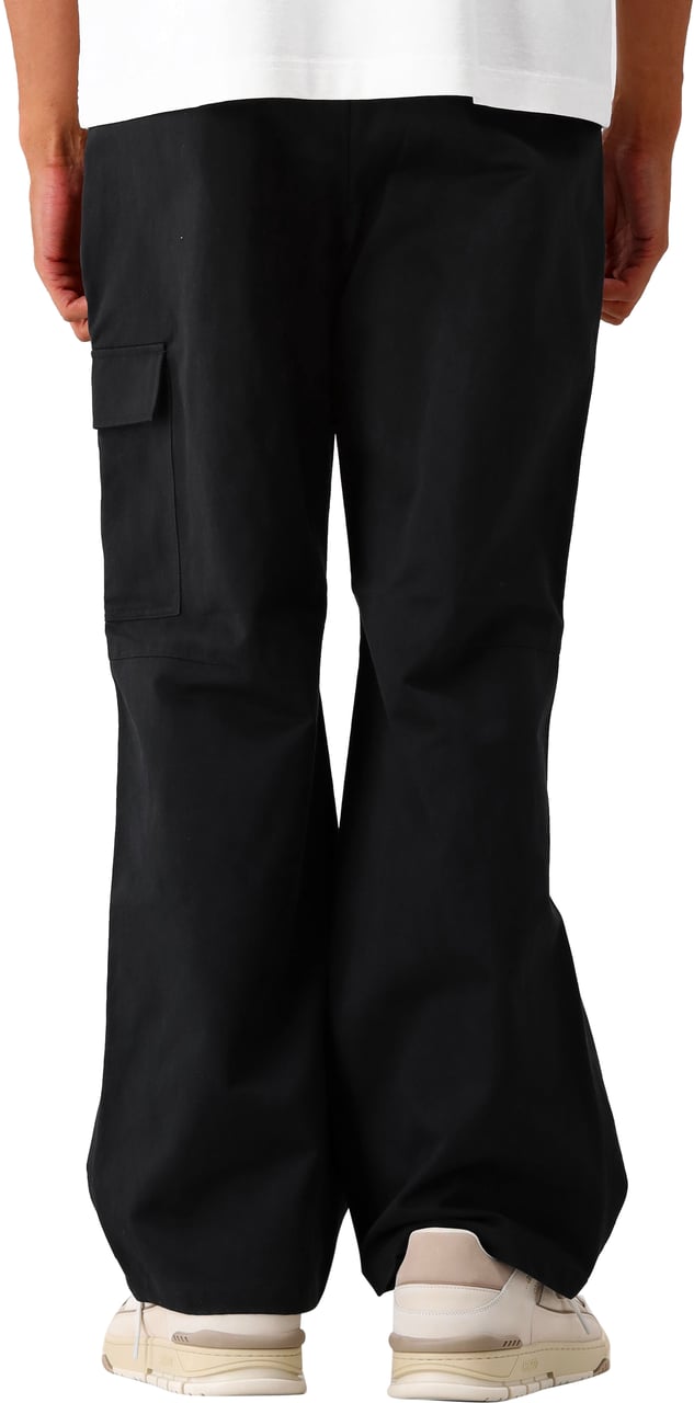 ØLÅF Ølaf Broek Zwart Relaxed Cargo Pants Zwart
