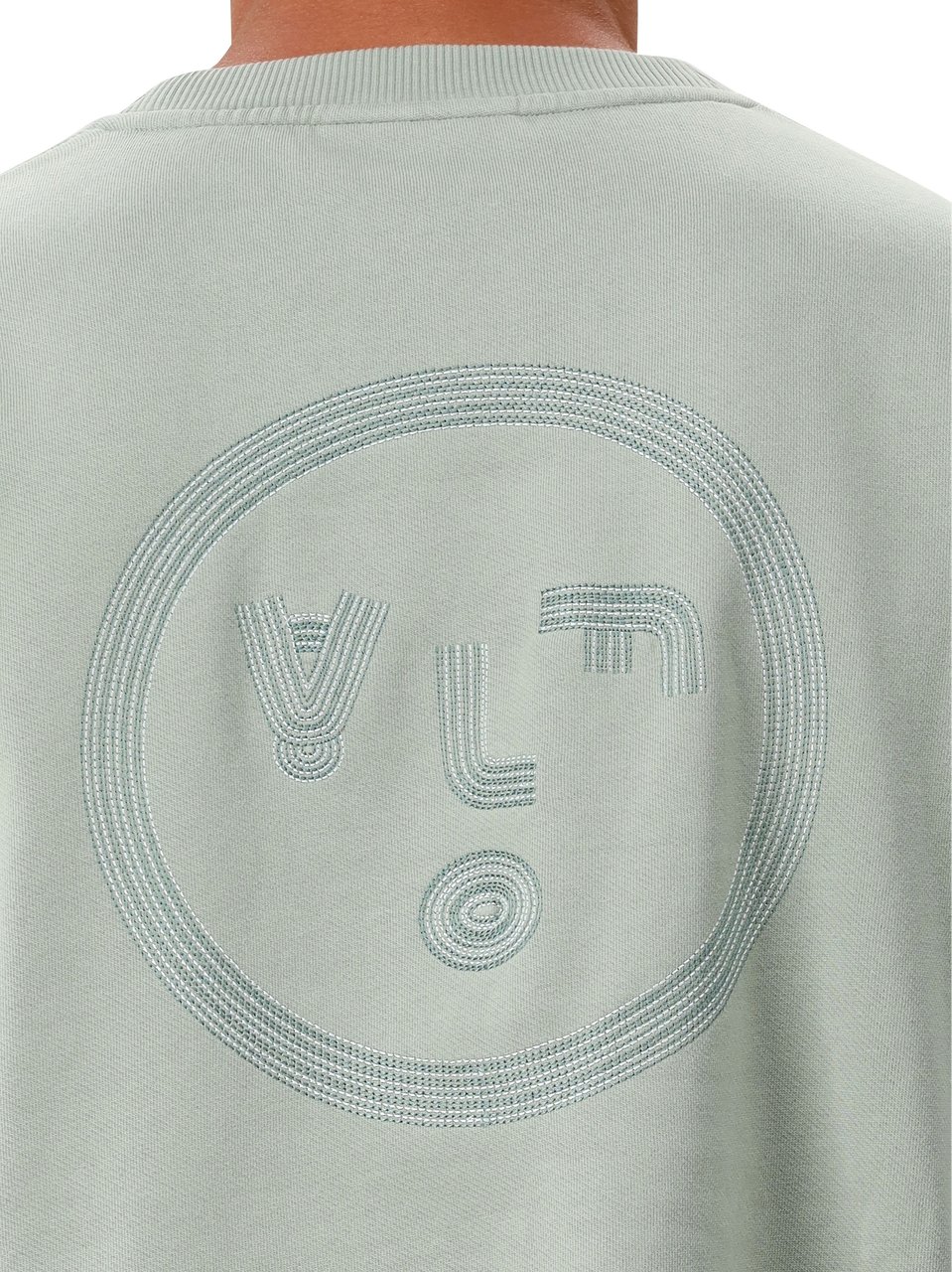 ØLÅF Ølaf Sweater Groen Lined Face Crewneck Groen