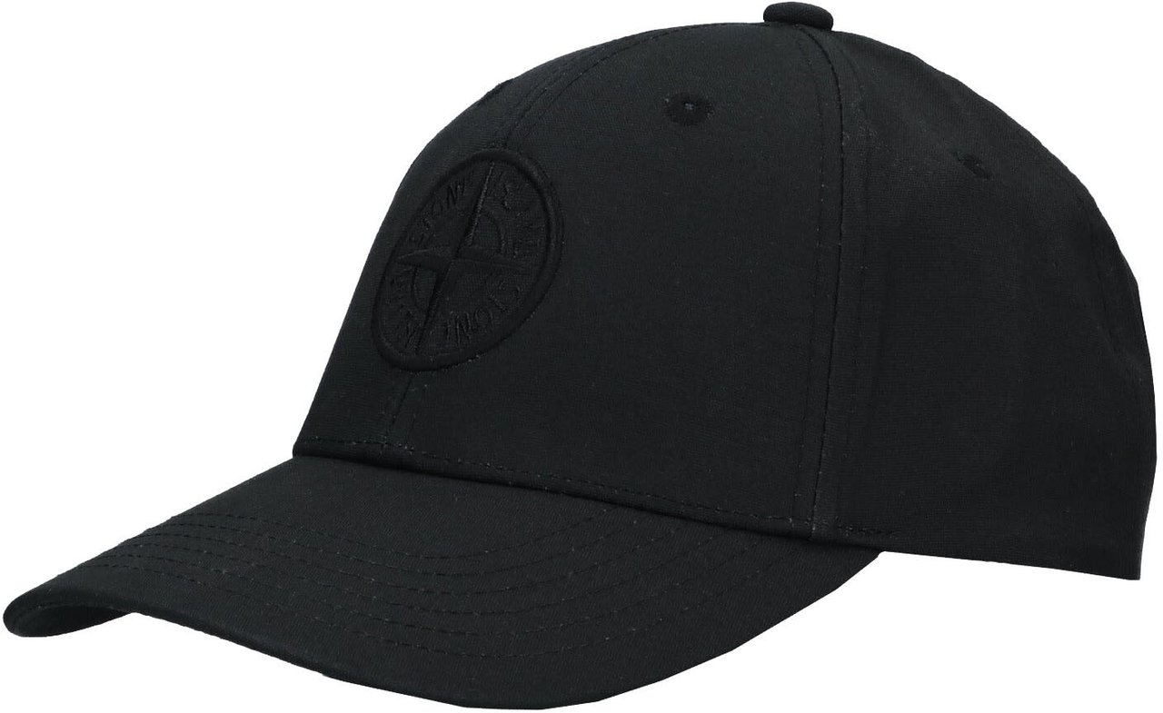 Stone Island Heren Cap Zwart Zwart