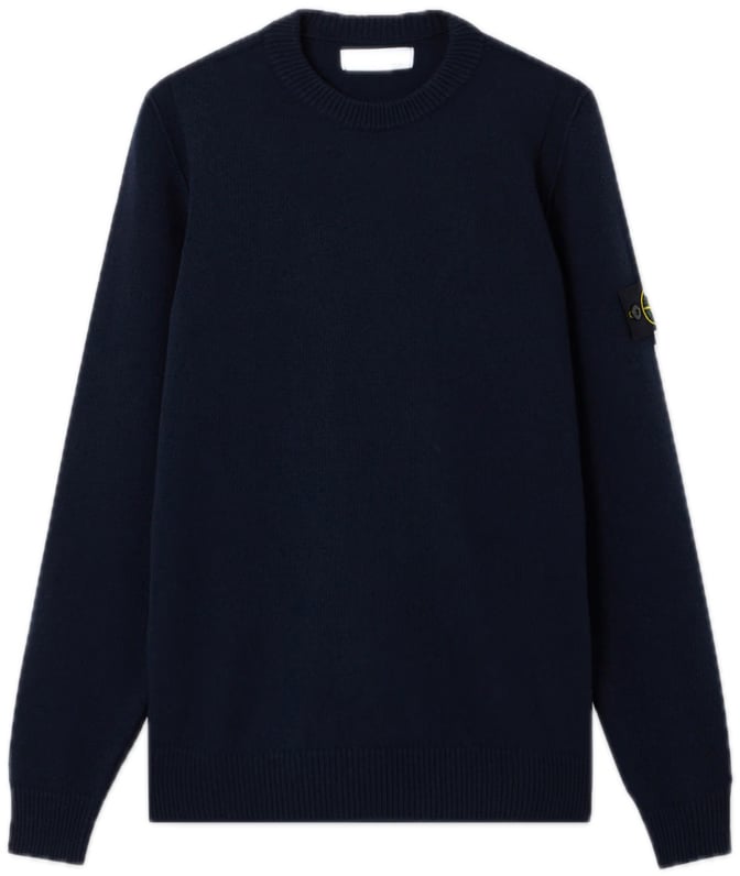 Stone Island pull blauw wol Blauw