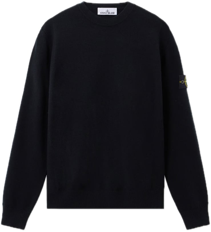 Stone Island knitwear wol zwart Zwart
