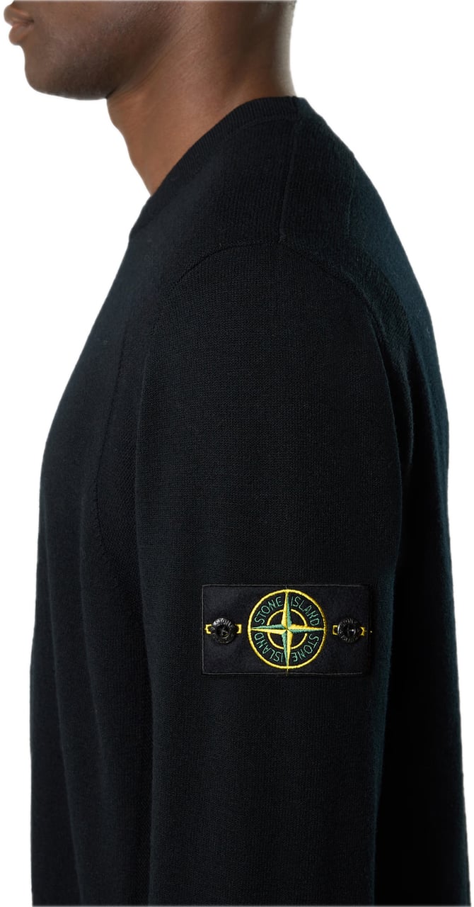 Stone Island knitwear wol zwart Zwart