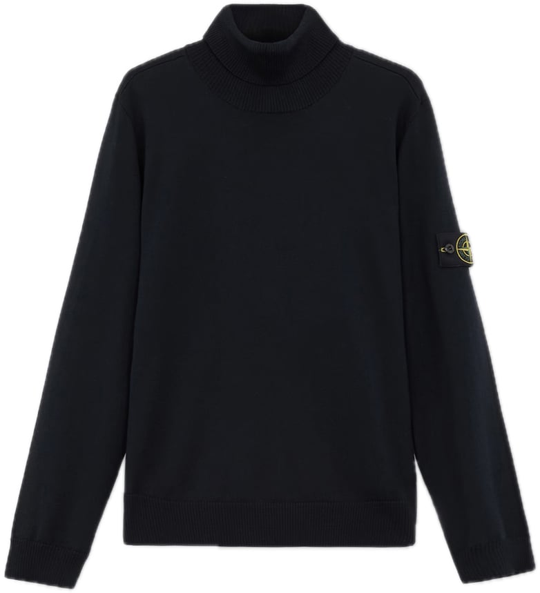 Stone Island rolkraag donkerblauw Blauw
