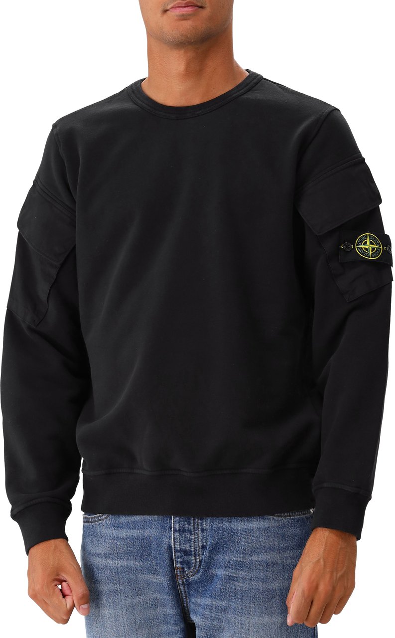 Stone Island Sweaters Black Zwart
