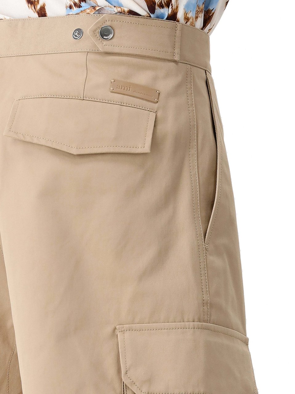 AMI Paris AMI Paris Broek Beige Cargo Beige
