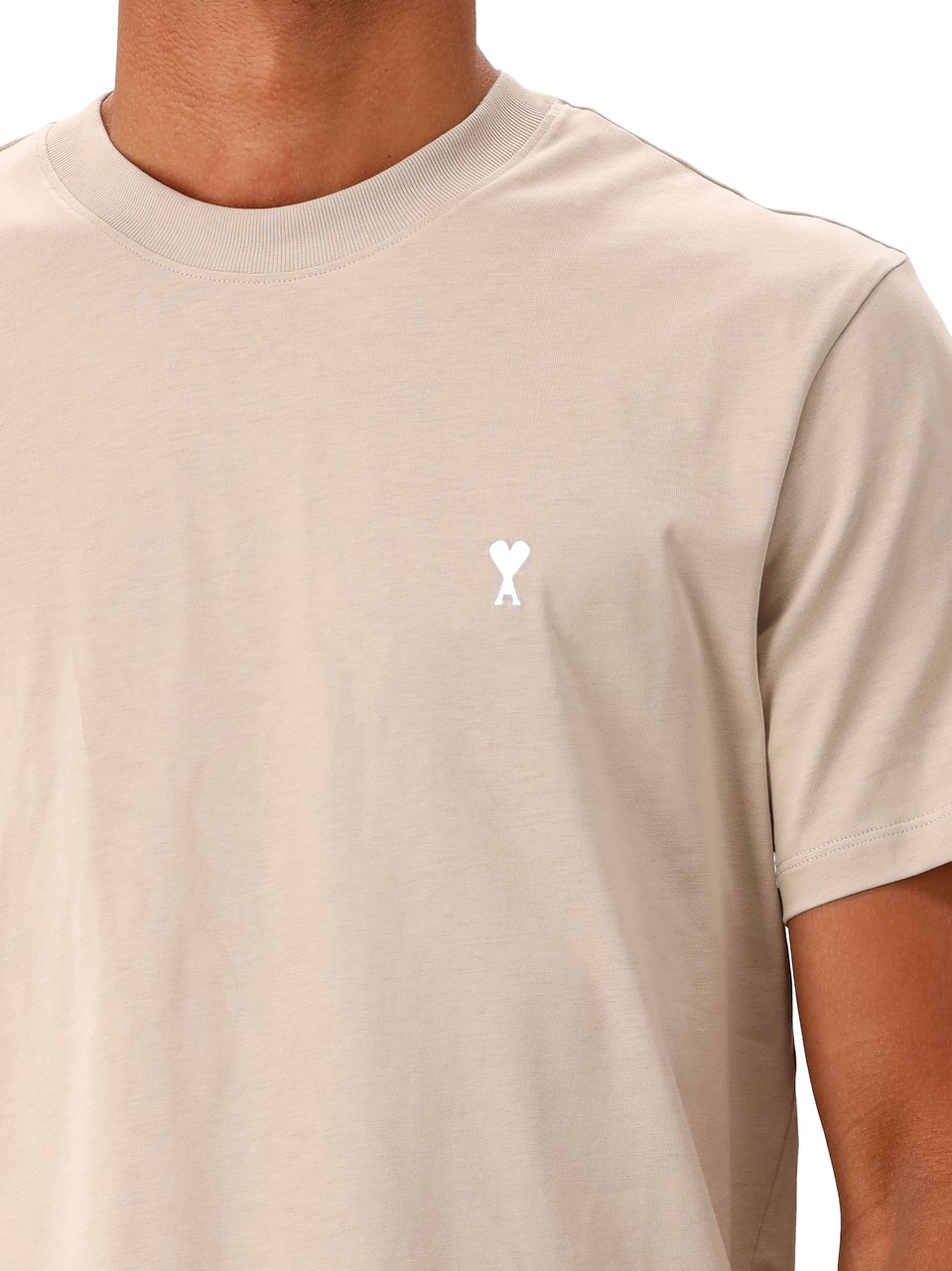 AMI Paris AMI Paris T-shirt Beige ADC Jersey Beige