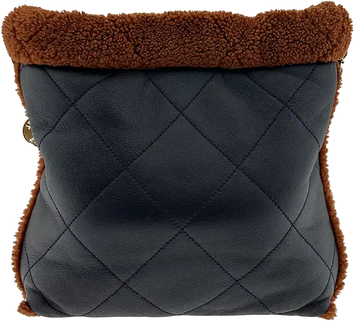 Chanel Chanel 22 small hobo bag in lambskin leather with lambskin / mint condition Blauw