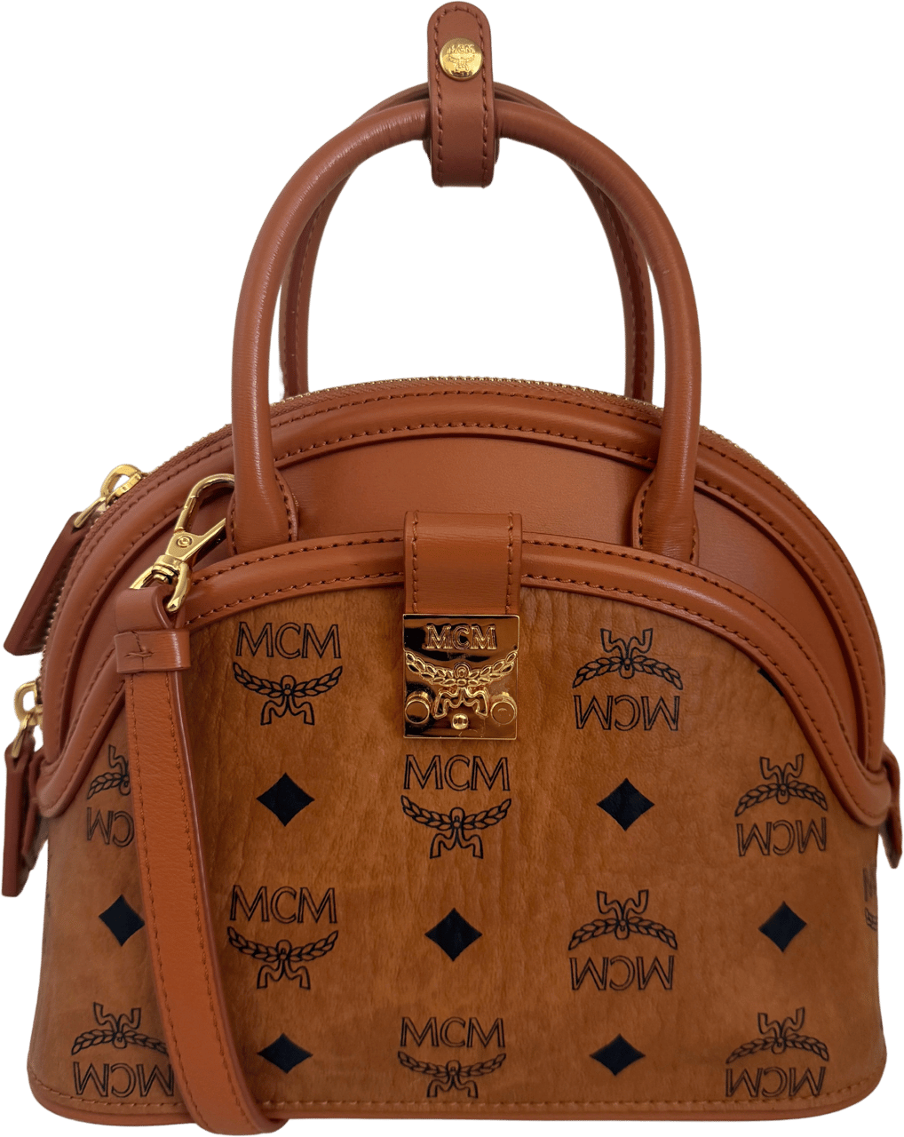 MCM MCM Tracy Tote Bag Small Brown / like new Bruin