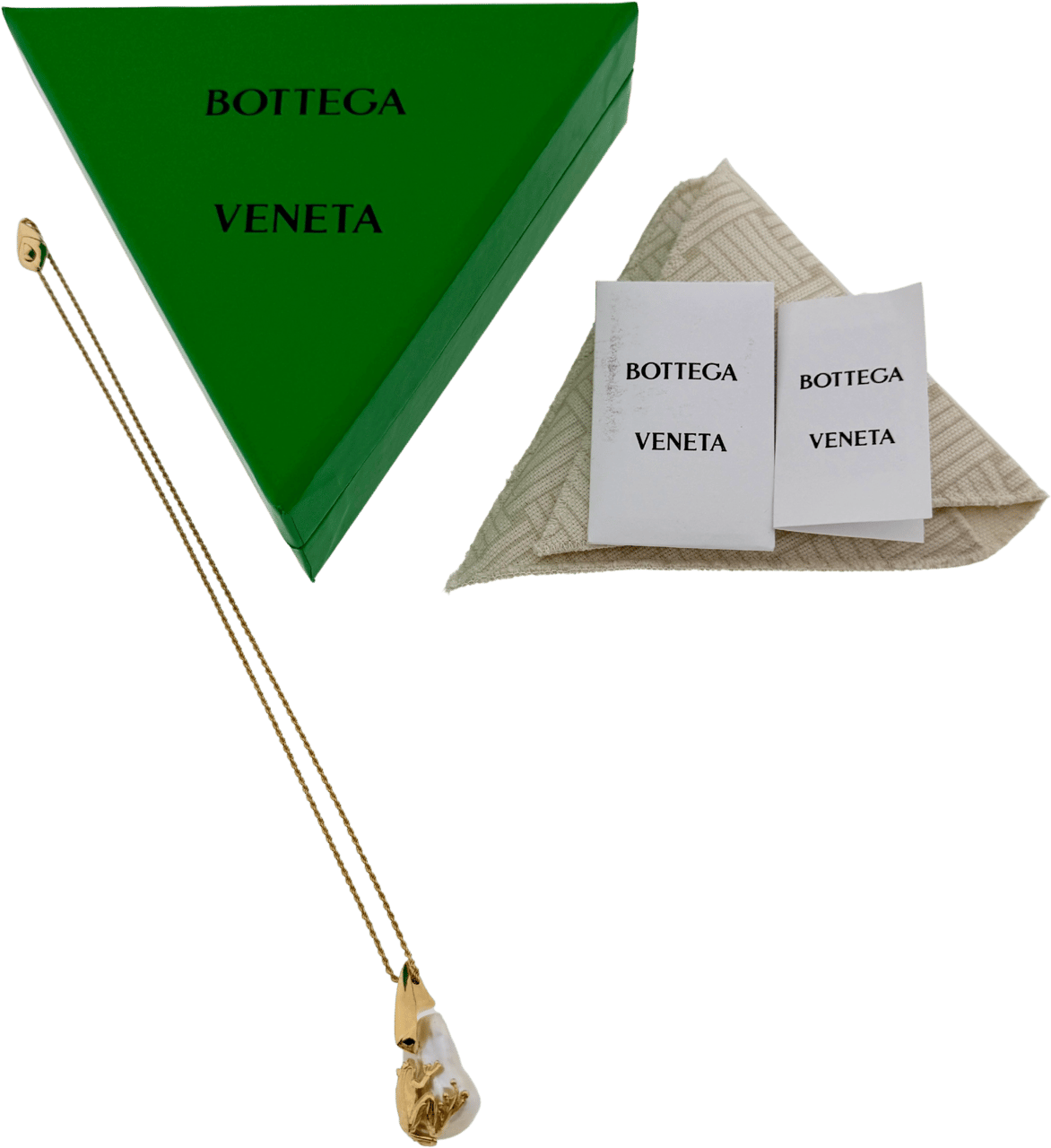 Bottega Veneta Bottega Veneta Rana Necklace Gold / mint condition Goud