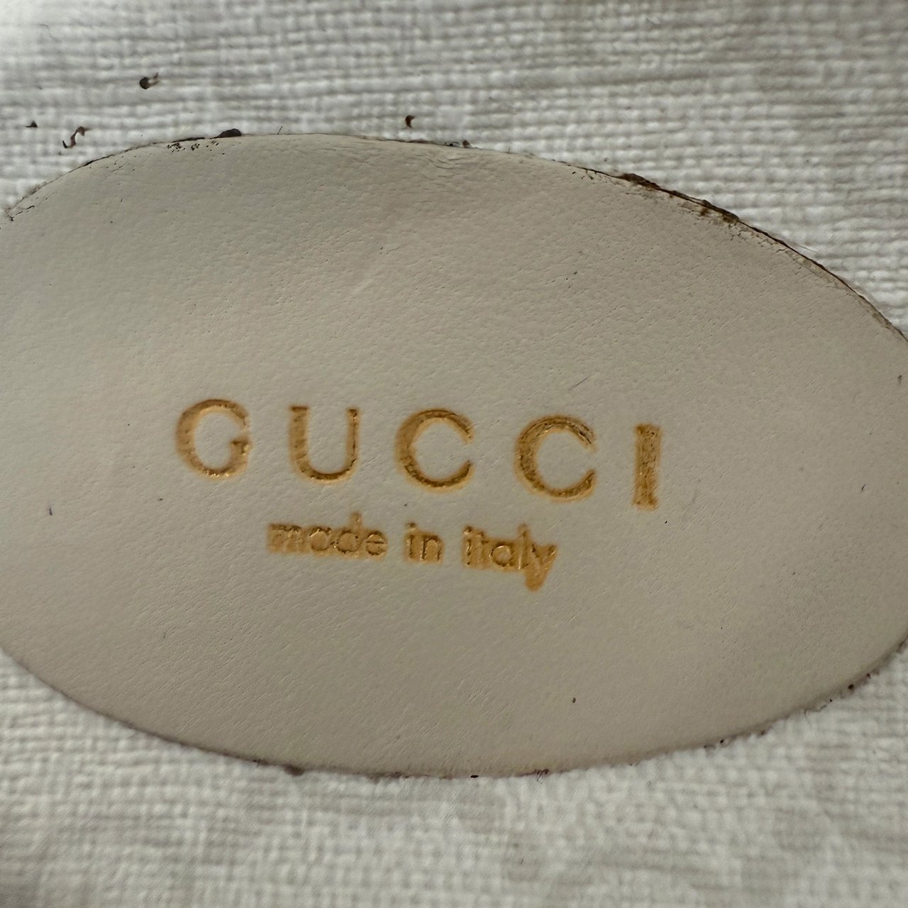Gucci Gucci GG Plateau Sandalen Weiß, Beige Größe 38 1/2 / neuwertig Wit