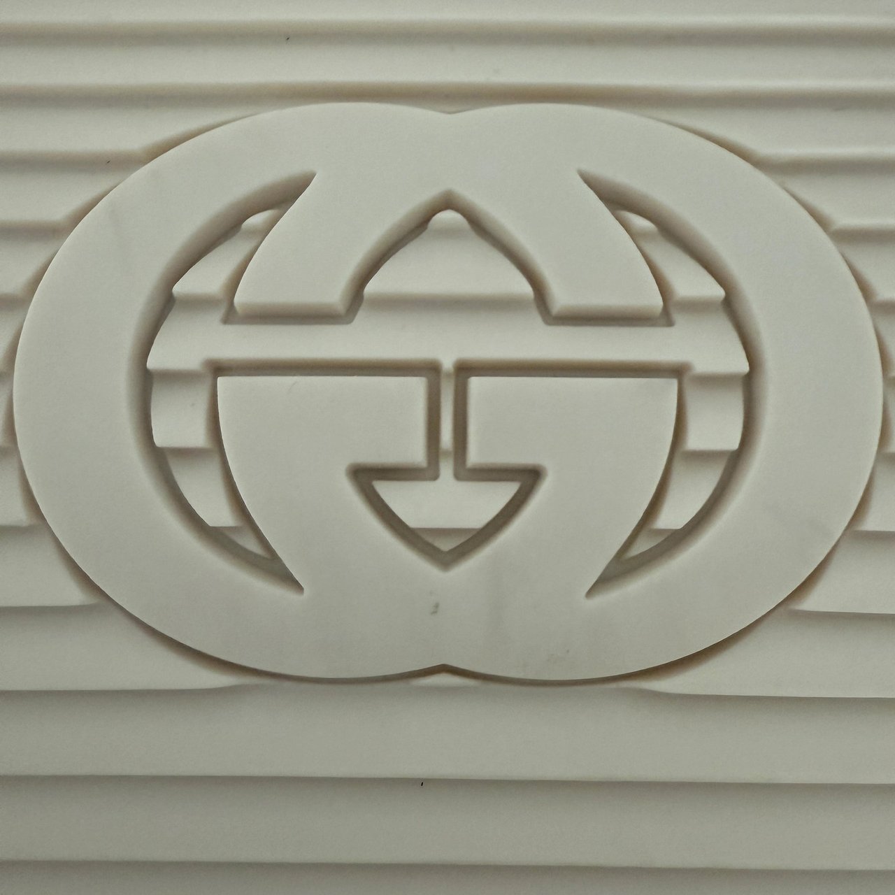 Gucci Gucci GG Plateau Sandalen Weiß, Beige Größe 38 1/2 / neuwertig Wit