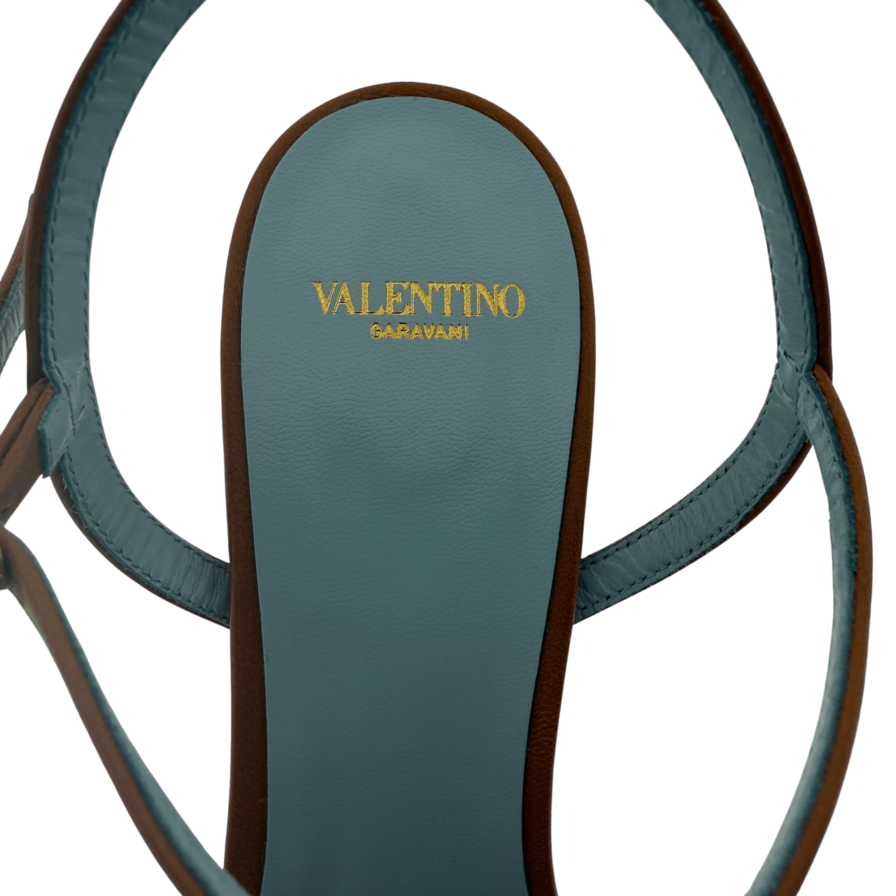Valentino Valentino Garavani Sandal Royal Plateausandalen aus Ziegenleder Braun Größe 38 / neuwertig Bruin
